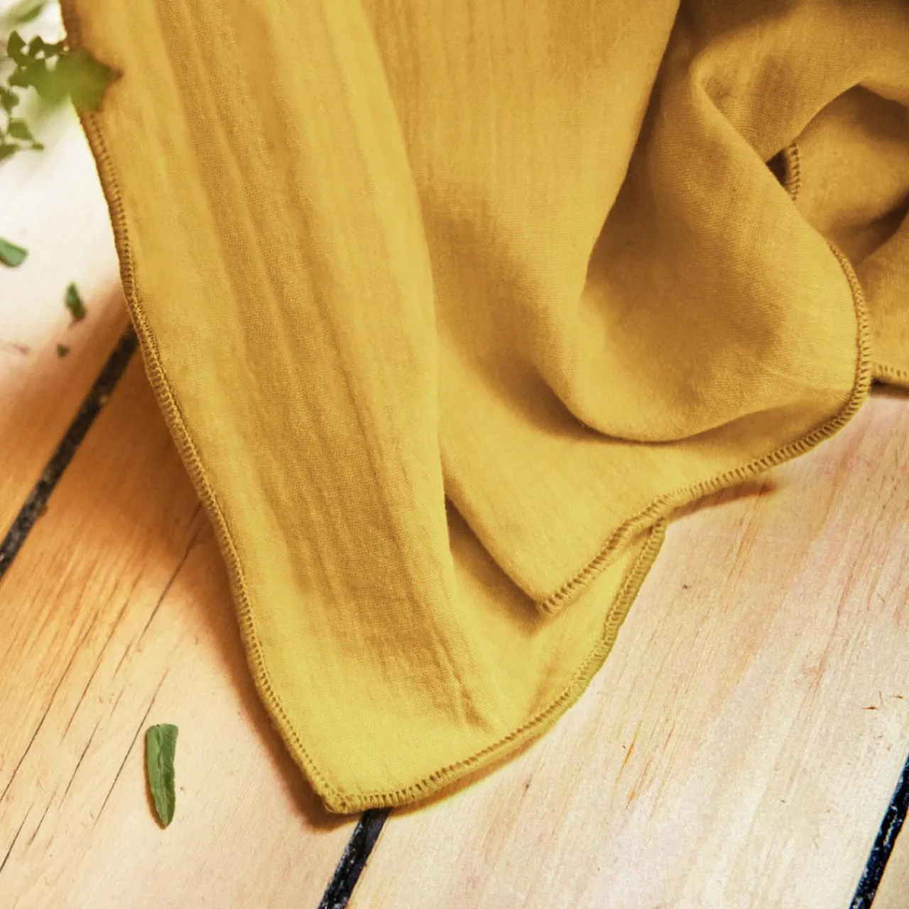 Rideau|EMINZA Rideau gaze de coton galon fronceur (180 x 240 cm) Gaïa Jaune safran