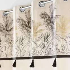 Rideau|douceur d'intu017drieur Rideau œillets (140 x 240 cm) Papaya Ecru