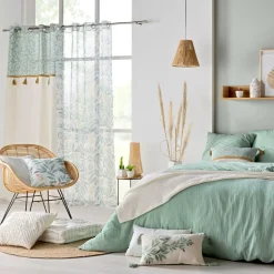 Rideau|douceur d'intu017drieur Rideau œillets (140 x 240 cm) Vivoline Vert menthe