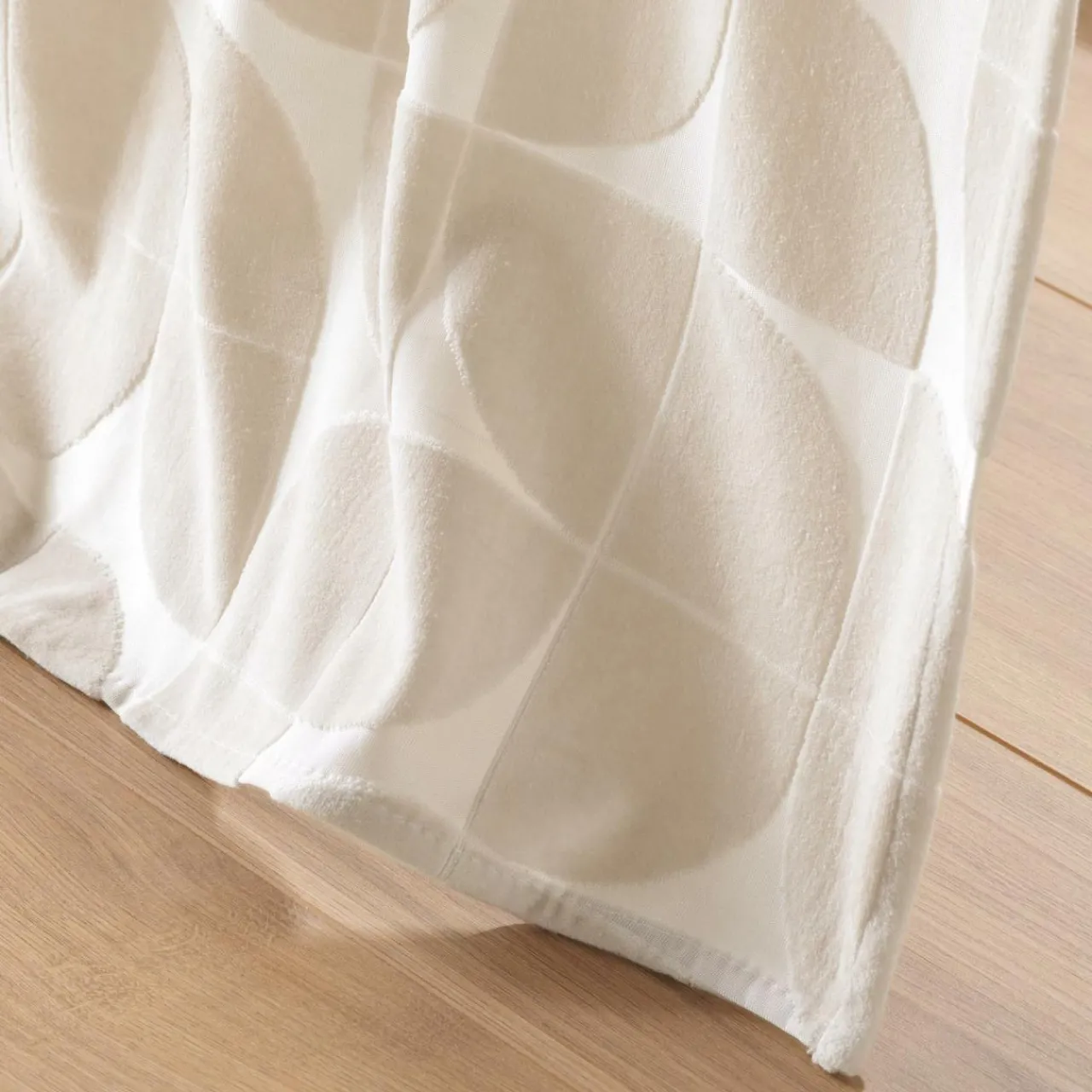 Rideau|douceur d'intu017drieur Rideau œillets velours (135 x 260 cm) Geolia Beige