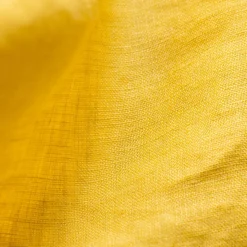 Rideau|EMINZA Rideau lin lavé ajustable (140 x max 270 cm) Louise Jaune moutarde