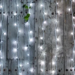 Guirlande Lumineuse Grand Format|Guirlande Lumineuse|BLACHERE Rideau lumineux H2 m L2 m 96 LED Interconnectable Blanc froid