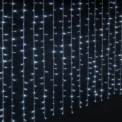 Guirlande Lumineuse Grand Format|Guirlande Lumineuse|Feeric Lights & Christmas Rideau lumineux H2 m L3 m 600 LED Blanc froid