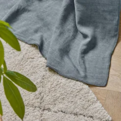 Rideau|EMINZA Rideau lyocell Tencel™ ajustable (140 x max 270 cm) Olivia stone Bleu