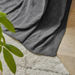 Rideau|EMINZA Rideau lyocell Tencel™ ajustable (140 x max 270 cm) Olivia granit Gris