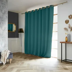 Rideau|EMINZA Rideau obscurcissant (280 x 260 cm) Dark Bleu canard