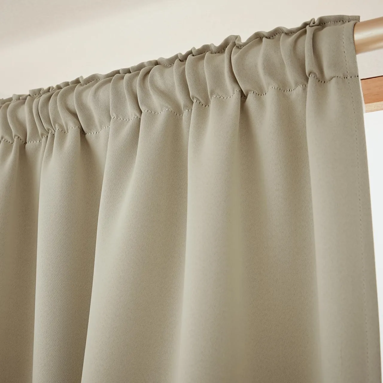 Rideau|EMINZA Rideau obscurcissant galon fronceur (140 x 260 cm) Dark Taupe