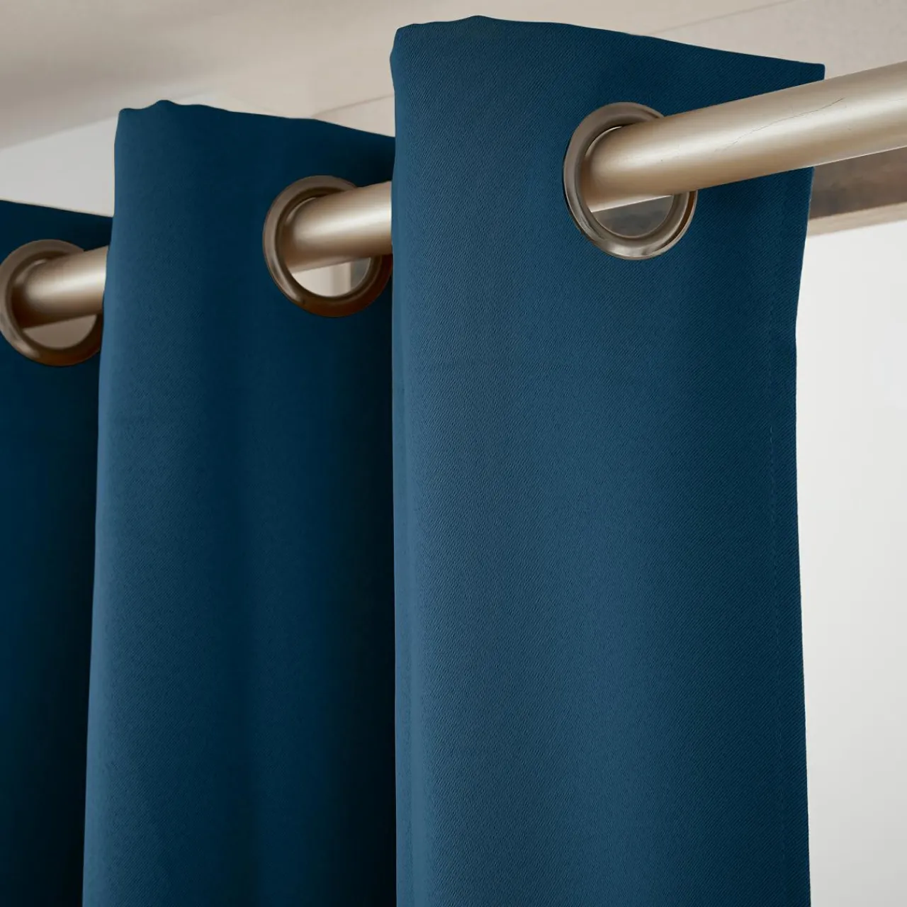 Rideau|EMINZA Rideau obscurcissant (140 x 280 cm) Dark Bleu pétrole