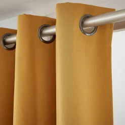 Rideau|EMINZA Rideau obscurcissant (140 x 260 cm) Dark Jaune moutarde
