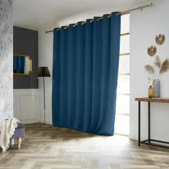 Rideau|EMINZA Rideau obscurcissant (280 x 260 cm) Dark Bleu pétrole