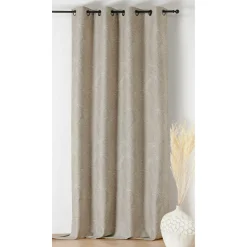 Rideau Thermique|Rideau|LINDER Rideau obscurcissant isolant (140 x 240 cm) Bengale Beige