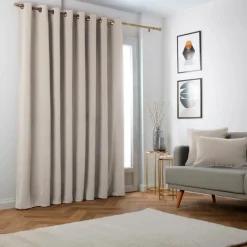 Rideau|EMINZA Rideau obscurcissant thermique (280 x 240 cm) Minuit Taupe