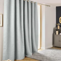 Rideau Thermique|Rideau|EMINZA Rideau obscurcissant thermique (280 x 240 cm) Alba Gris