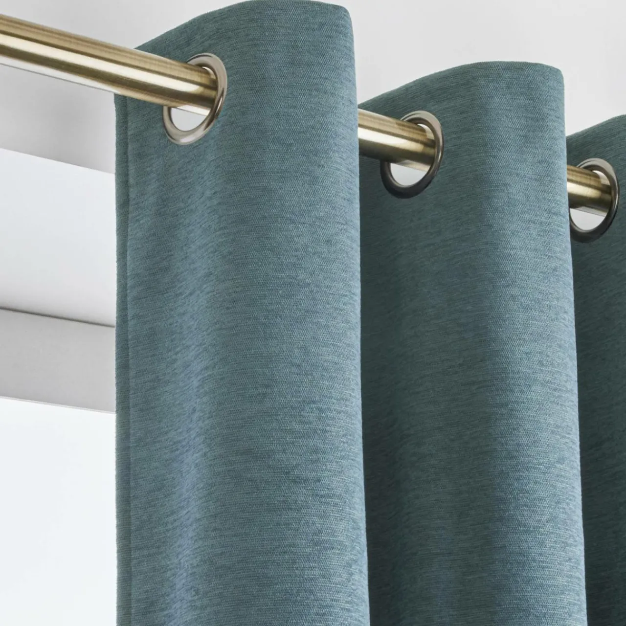 Rideau|EMINZA Rideau obscurcissant thermique (140 x 180 cm) Minuit Gris bleu