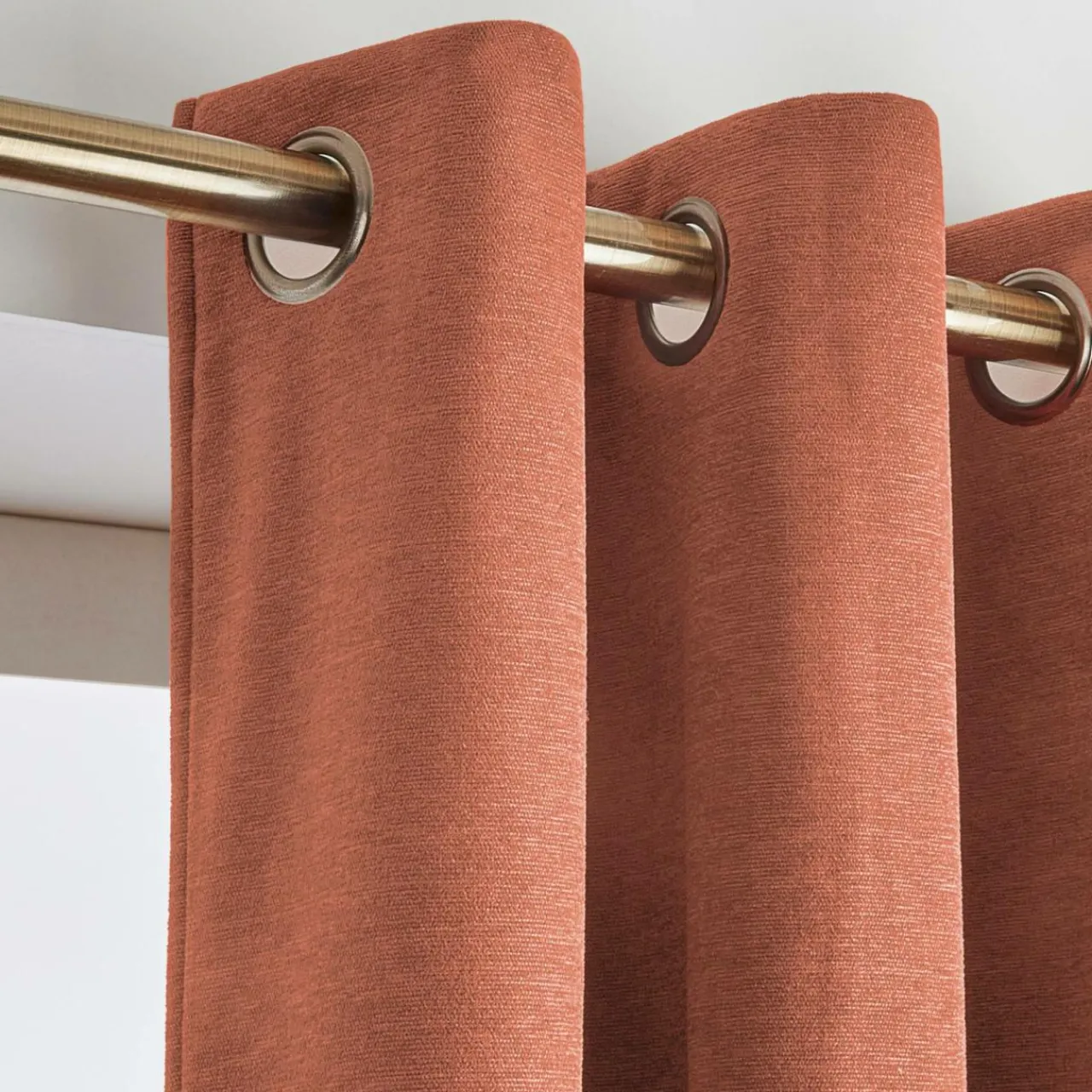 Rideau|EMINZA Rideau obscurcissant thermique (140 x 240 cm) Minuit Terracotta