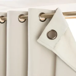 Rideau Thermique|Rideau|EMINZA Rideau obscurcissant thermique (280 x 260 cm) Calore Beige