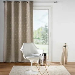 Rideau|douceur d'intu017drieur Rideau occultant (140 x 260 cm) Eclat Taupe