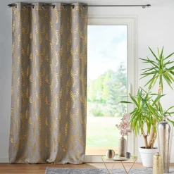 Rideau|douceur d'intu017drieur Rideau occultant (140 x 260 cm) Lyra Taupe