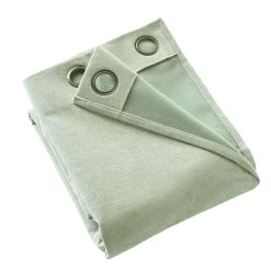 Rideau Thermique|Rideau|EMINZA Rideau occultant isolant Total Blackout (140 x 180 cm) Magnus Vert Eucalyptus