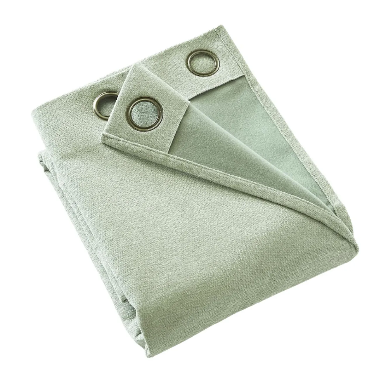 Rideau Thermique|Rideau|EMINZA Rideau occultant isolant Total Blackout (140 x 180 cm) Magnus Vert Eucalyptus