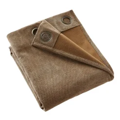 Rideau Thermique|Rideau|EMINZA Rideau occultant isolant Total Blackout (140 x 240 cm) Magnus Camel