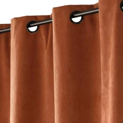 Rideau|douceur d'intu017drieur Rideau occultant velours (140 x 260 cm) Olympe Camel