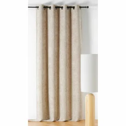 Rideau|LINDER Rideau oeillets (135 x 250 cm) Aspen Beige