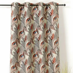 Rideau|LINDER Rideau oeillets (140 x 250 cm) Eden Terracotta