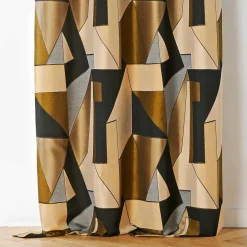 Rideau|LINDER Rideau oeillets (135 x 260 cm) L'estaque Noir