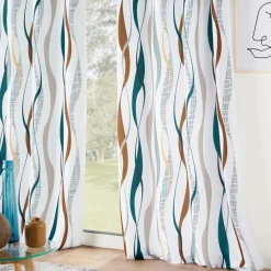 Rideau|DOUCEUR D'INTERIEUR Rideau oeillets (140 x 280 cm) Lisana Multicolore