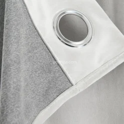 Rideau|ATMOSPHERA Rideau oeillets (140 X 260 cm) Velours Ivoire