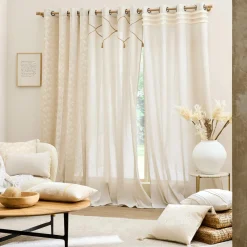 Rideau|douceur d'intu017drieur Rideau polycoton (140 x 240 cm) Lacia Beige