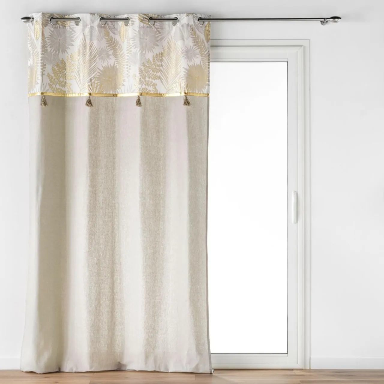 Rideau|douceur d'intu017drieur Rideau polycoton (140 x 240 cm) Melisse Beige