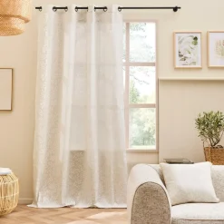 Rideau|douceur d'intu017drieur Rideau polycoton (140 x 240 cm) Naya Beige