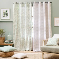 Rideau|douceur d'intu017drieur Rideau polycoton (140 x 240 cm) Naya Beige