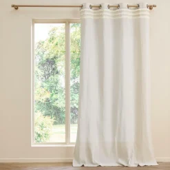 Rideau|douceur d'intu017drieur Rideau polycoton (140 x 240 cm) Vertis Beige