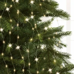 Guirlande Lumineuse|KAEMINGK Rideau pour sapin H2,10 m 672 Micro LED Flashing light Blanc chaud