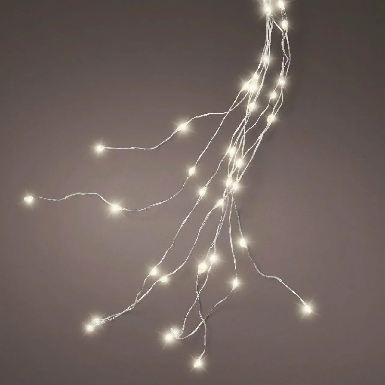 Guirlande Lumineuse|KAEMINGK Rideau pour sapin H2,10 m 672 Micro LED Flashing light Blanc chaud