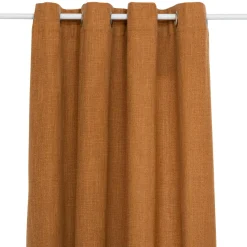 Rideau|Atmosphera, cru017dateur d'intu017drieur Rideau tissé (140 x 260 cm) Clem Cannelle