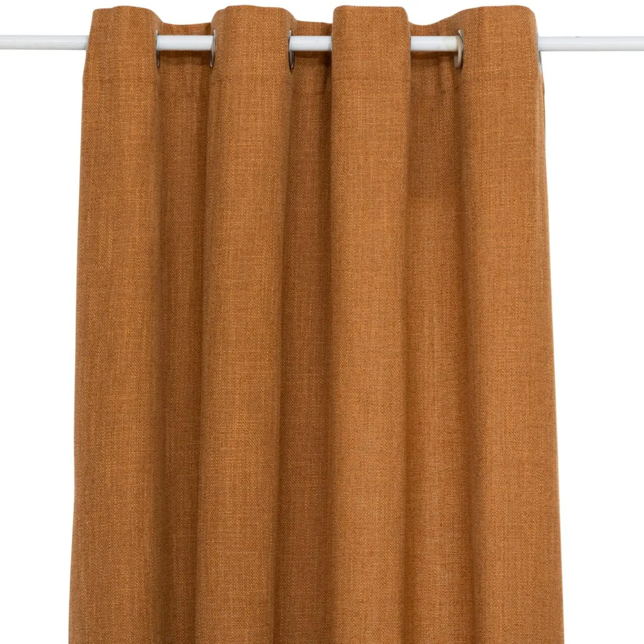 Rideau|Atmosphera, cru017dateur d'intu017drieur Rideau tissé (140 x 260 cm) Clem Cannelle