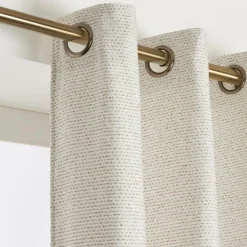 Rideau|EMINZA Rideau tissage jacquard (140 x 240 cm) Oscar Ivoire