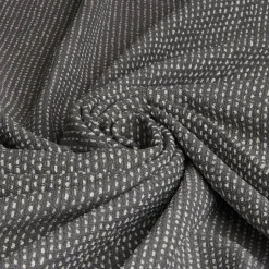 Rideau|EMINZA Rideau tissage jacquard (140 x 240 cm) Oscar Gris Anthracite