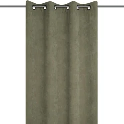 Rideau|STOF Rideau velours (140 x 260 cm) Dandy Vert kaki