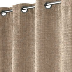 Rideau|douceur d'intu017drieur Rideau velours chenille (140 x 260 cm) Leo Beige