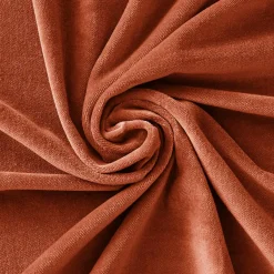 Rideau|EMINZA Rideau velours de coton ajustable (140 x max 270 cm) Victor Terracotta