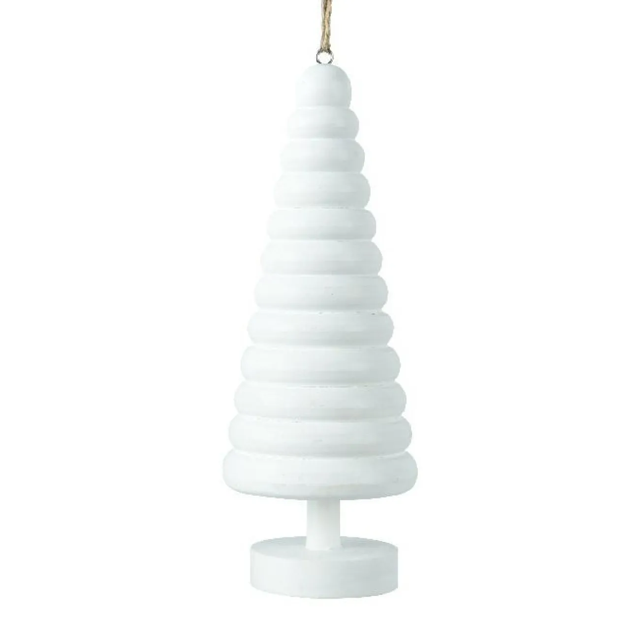 Décoration De Sapin|KAEMINGK Sapin à suspendre en bois (H15 cm) Harmonie Blanc