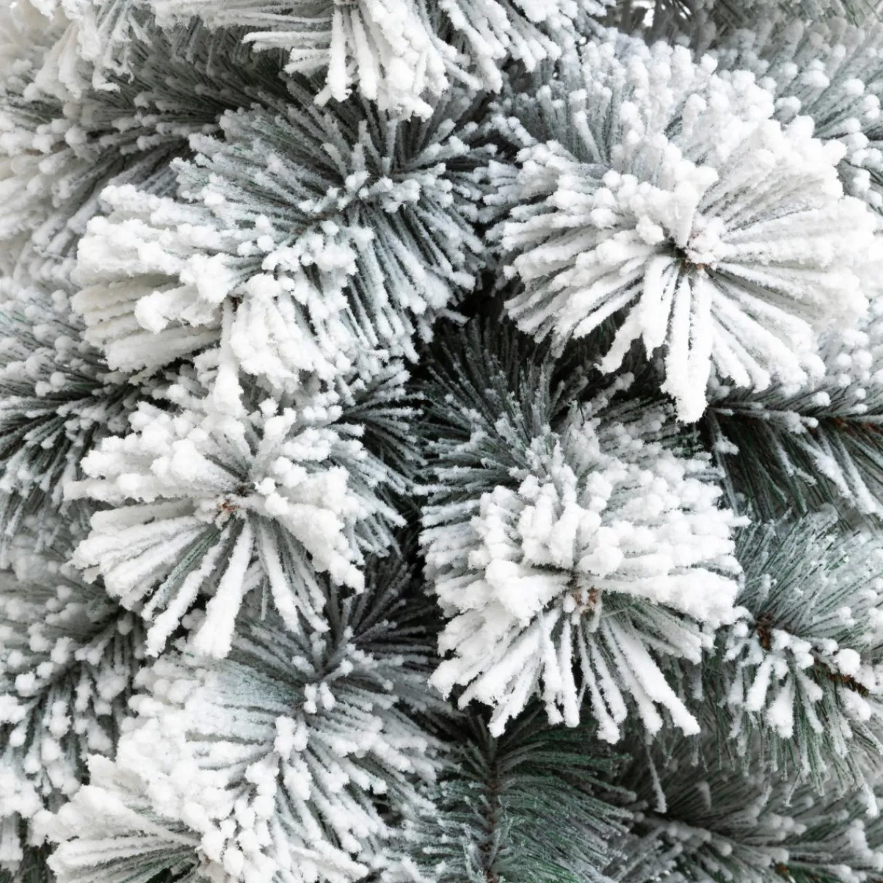 Sapin Artificiel De Noël|JJA Sapin artificiel de Noël en pot (H70 cm) Windy Peak Vert enneigé Sapin enneigé