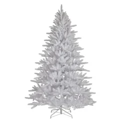 Sapin Artificiel De Noël|EMINZA Sapin artificiel de Noël (H180 cm) Odense Blanc irisé et pailleté Sapin blanc