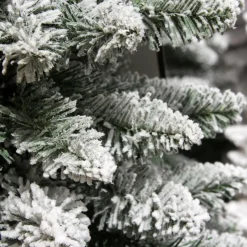 Sapin Grande Taille|Sapin Artificiel De Noël|EMINZA Sapin artificiel de Noël (H240 cm) Narrow Vert enneigé Sapin enneigé