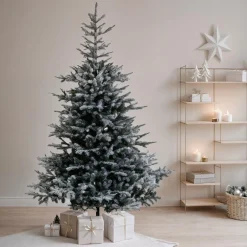 Sapin Grande Taille|Sapin Artificiel De Noël|EMINZA Sapin artificiel de Noël (H300 cm) Glorious Vert enneigé Sapin enneigé